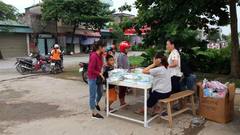 Babeeni's weekly event to giveaway new clothes for disadvantaged people in Gia Loc, Hai Duong